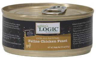 Nature s Logic Natural Chicken Canned Dinner Fare Feline Formula 12-5.5 oz. Online