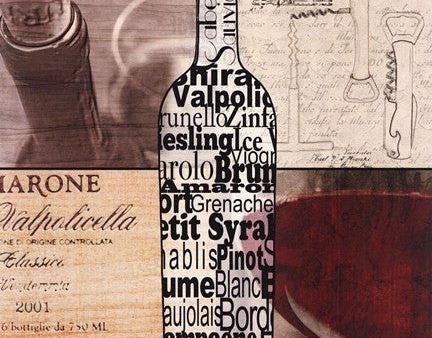 Wine Collage For Sale