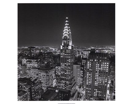 New York, New York, Chrysler Building at Night Online Hot Sale