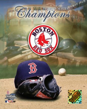 04 Boston Red Sox World Champions and Logo Cheap