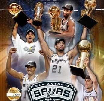 04 -  05 Spurs NBA Champions - Composite  PF GOLD  (Limited Edition) Online Sale