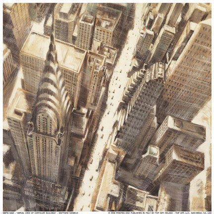 Aerial View of Chrysler Building Supply