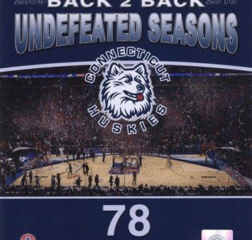 2010 University of Connecticut Huskies Women s Basketball Back to Back Undefeated Seasons Online now