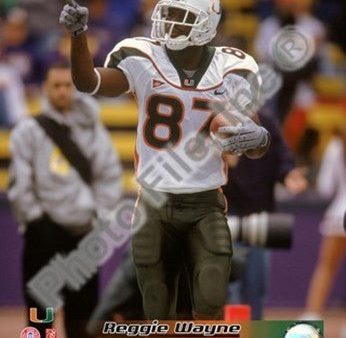 Reggie Wayne University of Miami 2000 Action Hot on Sale