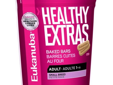 Eukanuba Healthy Extras Baked Bars Adult Small Breed Dog Biscuits 12oz Fashion