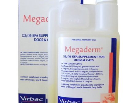 Virbac Megaderm Supplement for Cats & Dogs 1L For Sale