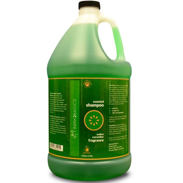 Bark 2 Basics Melon Cucumber Shampoo 1 Gallon Online Hot Sale