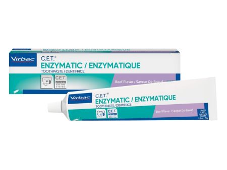 Virbac C.E.T. Enzymatic Toothpaste - Beef 70g Online Sale