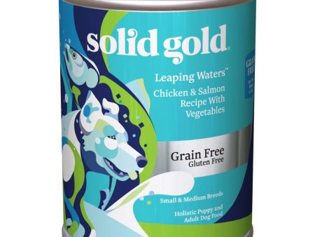 Solid Gold Leaping Waters Chicken, Salmon & Vegetables Canned Dog Food 374g Online