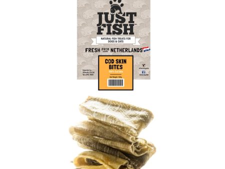 Just Fish Cod Skin Bites Dog & Cat Treats 100g Online Sale