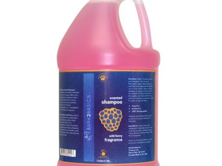 Bark 2 Basics Wild Berry Shampoo 1 Gallon Supply