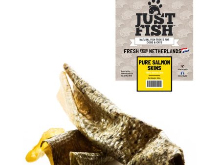 Just Fish Pure Salmon Skin Dog & Cat Treats 200g Sale