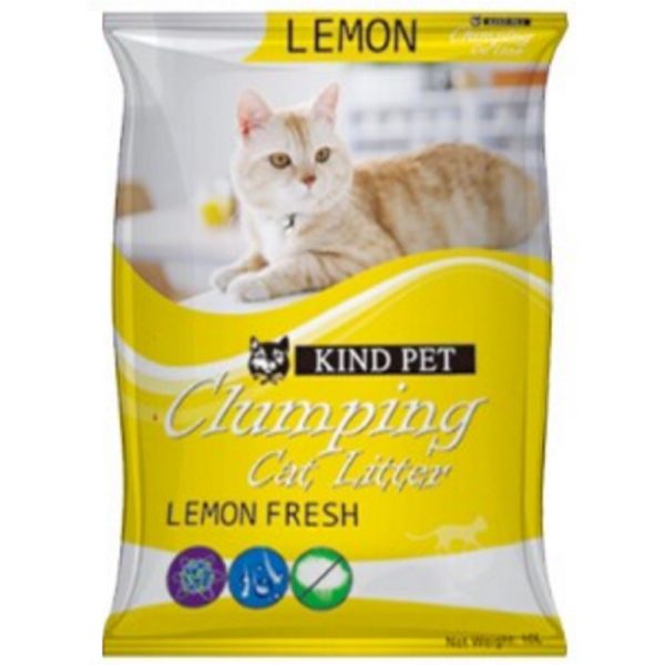 Kind Pet Clumping Fine Cat Litter 10L - Lemon For Sale