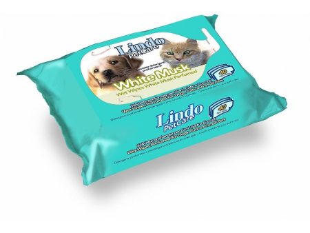 Lindocat Scented Pet Wipes 40 sheets Supply