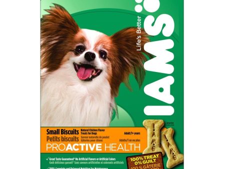 Iams ProActive Health Adult Small Dog Chicken Dog Biscuits 300g Discount