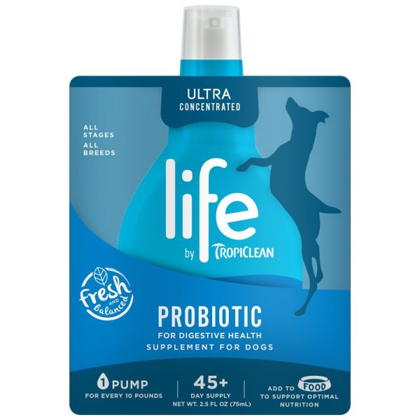 Life by Tropiclean Probiotic Supplement for Dogs 2.5oz For Discount