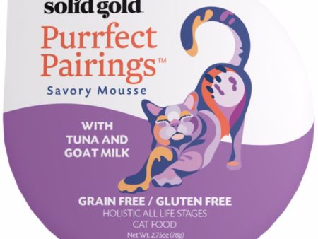 Solid Gold Purrfect Pairings With Tuna & Goat Milk Cup Cat Food 78g Online Hot Sale