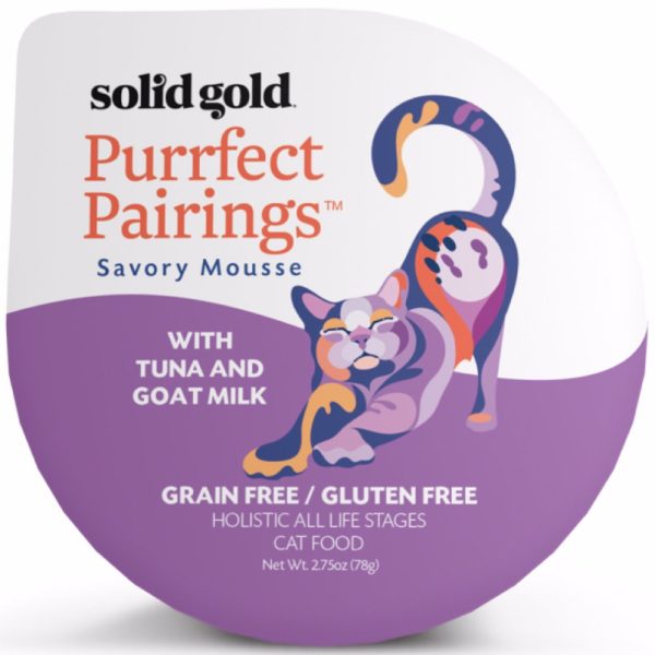 Solid Gold Purrfect Pairings With Tuna & Goat Milk Cup Cat Food 78g Online Hot Sale