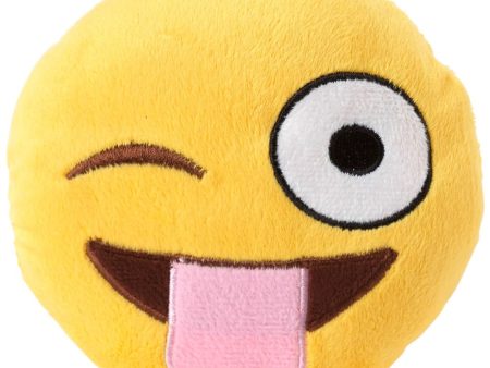 FuzzYard Emoji Tongue Out Plush Dog Toy (discontinued) Hot on Sale