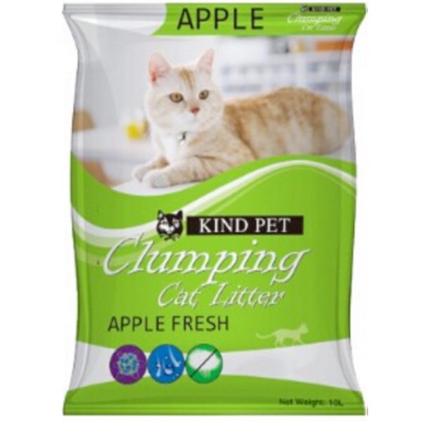 Kind Pet Clumping Fine Cat Litter 10L - Apple Online Sale