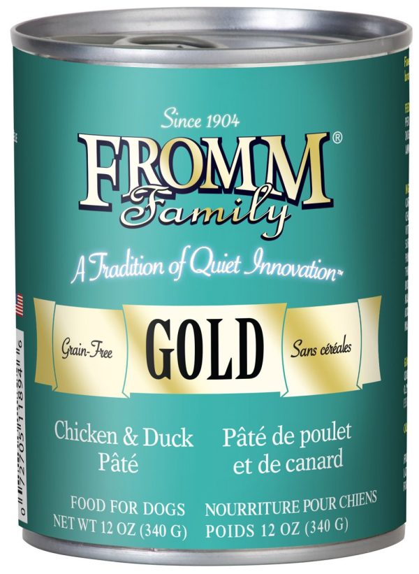 Fromm Gold Chicken & Duck Pate Canned Dog Food 345g For Discount