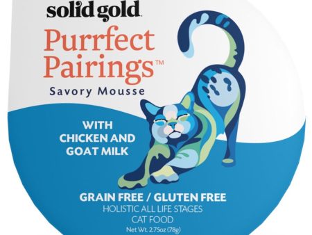 Solid Gold Purrfect Pairings With Chicken & Goat Milk Cup Cat Food 78g Online Hot Sale