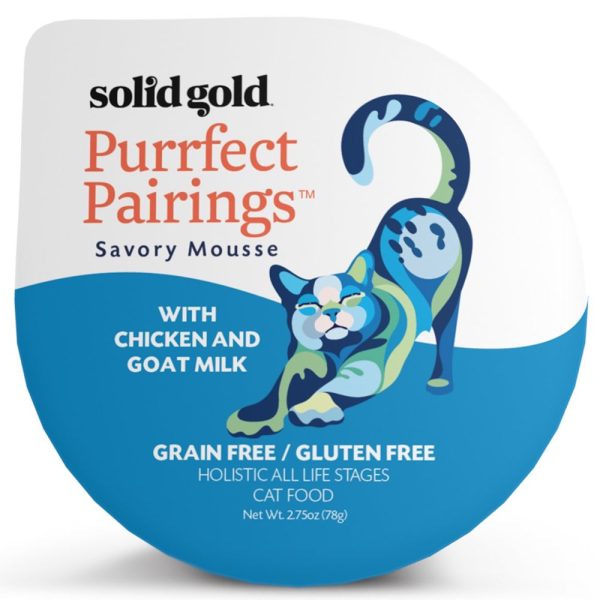 Solid Gold Purrfect Pairings With Chicken & Goat Milk Cup Cat Food 78g Online Hot Sale