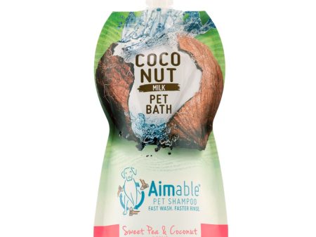 Tropiclean Aimable Coconut Milk Pet Bath Sweet Pea & Coconut Shampoo 12oz on Sale