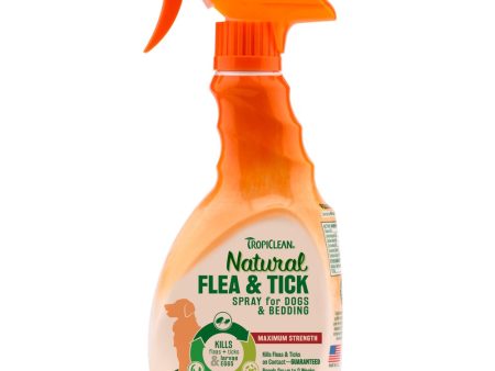 15% OFF: Tropiclean Natural Flea & Tick Spray For Dogs & Bedding 16oz Online Sale