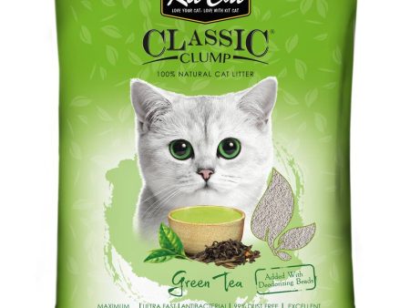 BUNDLE DEAL: Kit Cat Classic Clump Green Tea Clay Cat Litter 10L Cheap