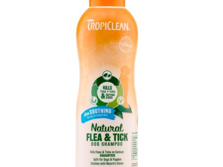 15% OFF: Tropiclean Natural Flea & Tick Plus Soothing Dog Shampoo Discount