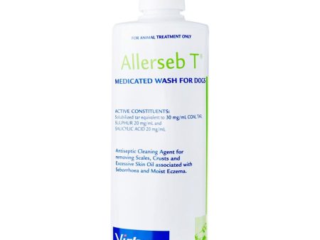 Virbac Allerseb T Medicated Dog Shampoo 500ml Online now