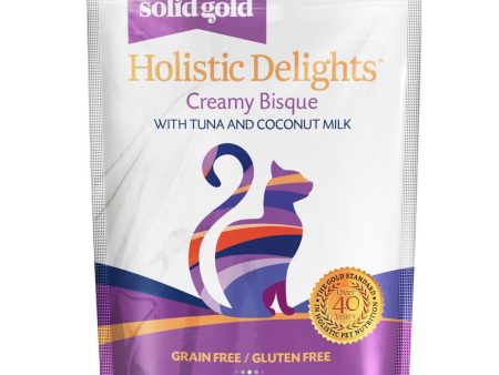 Solid Gold Holistic Delights Creamy Bisque With Tuna & Coconut Milk Pouch Cat Food 85g Online Hot Sale