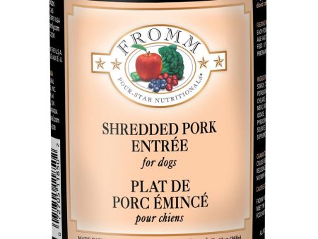 Fromm Shredded Pork Entree Canned Dog Food 368g Supply