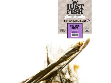 Just Fish Cod Skin Canes Dog & Cat Treats 100g Discount