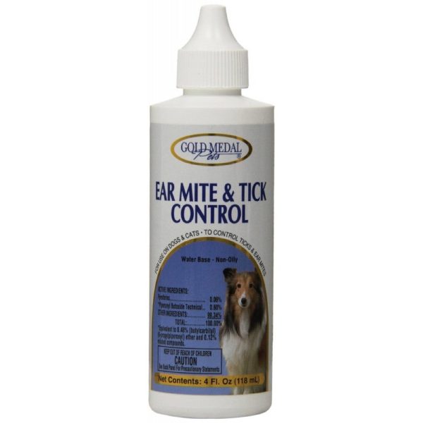 Gold Medal Ear Mite & Tick Control 4oz Supply