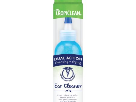 15% OFF: Tropiclean Dual Action Ear Cleaner For Pets 4oz For Sale