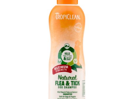 15% OFF: Tropiclean Natural Flea & Tick Maximum Strength Dog Shampoo Cheap