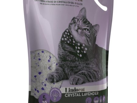 Lindocat Crystal Lavender Silica Gel Cat Litter 5L Fashion