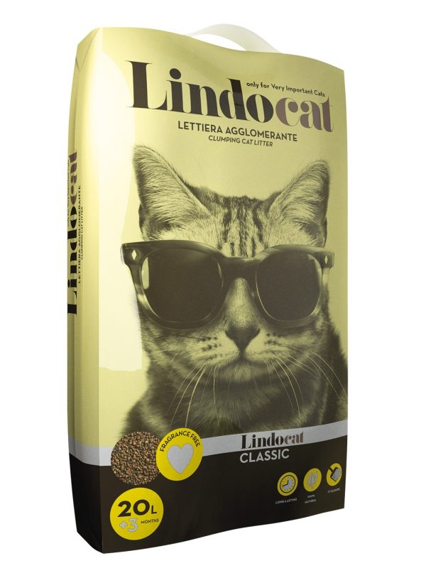 Lindocat Classic Clumping Clay Cat Litter Fashion