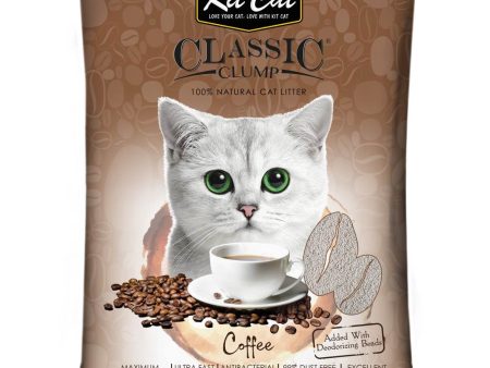 BUNDLE DEAL: Kit Cat Classic Clump Coffee Clay Cat Litter 10L For Sale