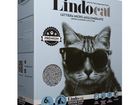 Lindocat Odour Stop Clumping Clay Cat Litter 6L For Sale